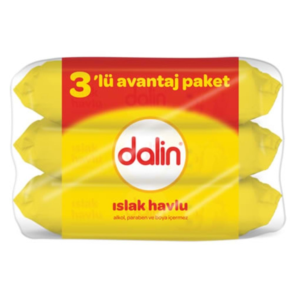 DALİN ISLAK HAVLU 3 LÜ AVANTAJ PAKET