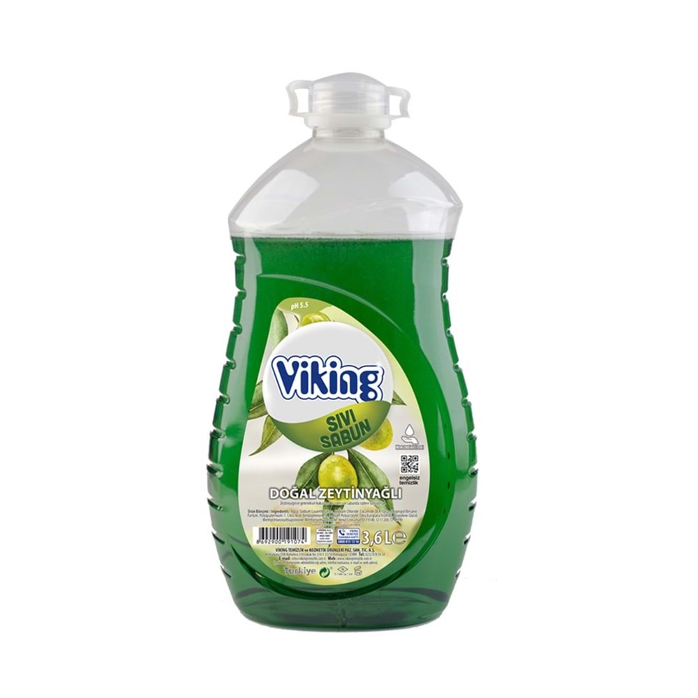 VİKİNG SIVI SABUN DOĞAL ZEYTİN YAĞLI 3.6 LT