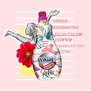 VİKİNG KONSANTRE ÇAMAŞIR YUMUŞATICI RELAX 1440 ML