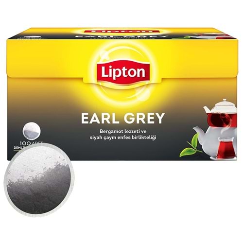 Lipton Earl Grey Demlik Poşet 100 Adet 3.2 Gr