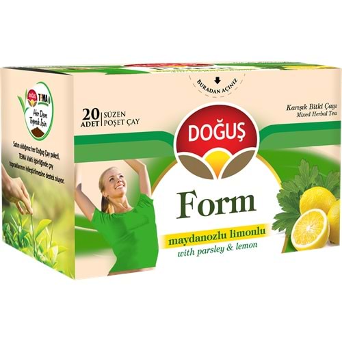 DOĞUŞ MAYDANOZ LİMON FORM ÇAYI 100 LÜ